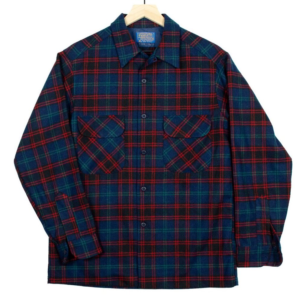 Vintage Pendleton Home Tartan Flannel Board Shirt